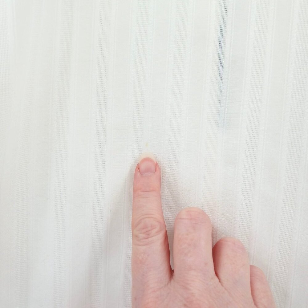 VTG Christian Dior White Striped Pajama Set CD Embroidered Pocket Designer Large - Picture 9 of 14